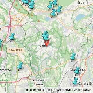 Mappa Via Cesare Cantù, 22063 Cantù CO, Italia (6.963)