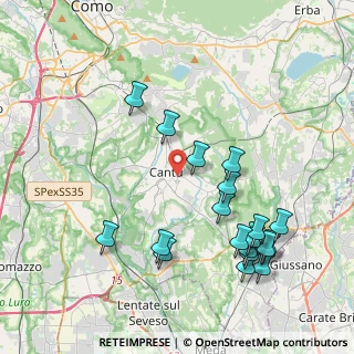 Mappa Via Cantù Cesare, 22063 Cantù CO, Italia (4.43737)