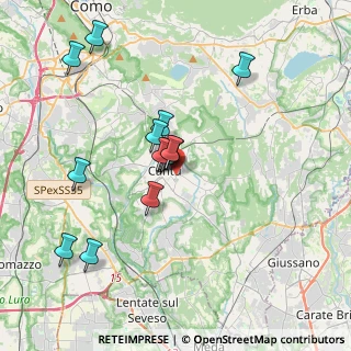 Mappa Via Cantù Cesare, 22063 Cantù CO, Italia (3.39071)