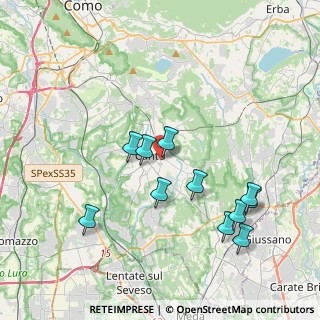 Mappa Via Cesare Cantù, 22063 Cantù CO, Italia (3.87273)