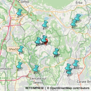 Mappa Via Cesare Cantù, 22063 Cantù CO, Italia (4.27294)
