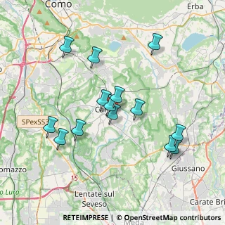 Mappa Via Cesare Cantù, 22063 Cantù CO, Italia (3.53857)