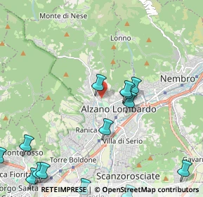 Mappa Via Pietro Paleocapa, 24022 Alzano Lombardo BG, Italia (2.81857)