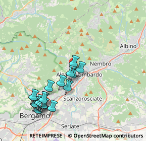 Mappa Via Pietro Paleocapa, 24022 Alzano Lombardo BG, Italia (4.343)