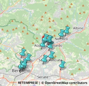 Mappa Via Pietro Paleocapa, 24022 Alzano Lombardo BG, Italia (3.63313)