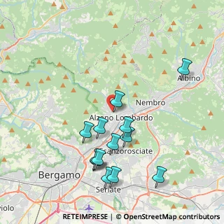 Mappa Via Cesare Battisti, 24022 Alzano Lombardo BG, Italia (4.05462)