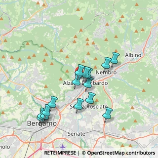 Mappa Via Cesare Battisti, 24022 Alzano Lombardo BG, Italia (3.55133)