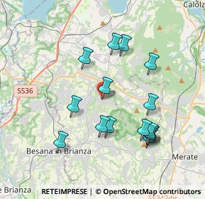 Mappa 23896 Sirtori LC, Italia (3.636)