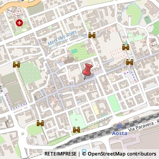 Mappa Piazza Emile Chanoux, 14, 11100 Aosta, Aosta (Valle d'Aosta)