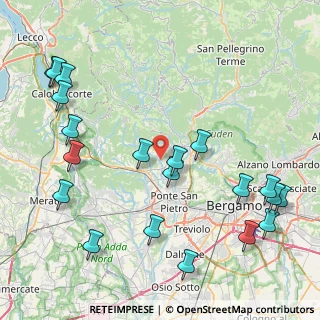 Mappa Via Giuseppe Garibaldi, 24030 Barzana BG, Italia (10.4145)