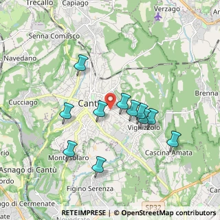 Mappa Via Ginevra da Fossano, 22063 Cantù CO, Italia (1.65727)