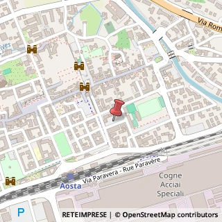 Mappa Piazza Cavalieri di Vittorio Veneto, 7, 11100 Aosta, Aosta (Valle d'Aosta)