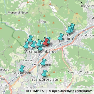 Mappa Vicolo Rino, 24022 Alzano Lombardo BG, Italia (1.52438)