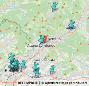 Mappa Vicolo Rino, 24022 Alzano Lombardo BG, Italia (6.494)