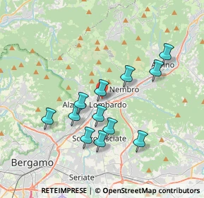 Mappa Vicolo Rino, 24022 Alzano Lombardo BG, Italia (3.34)