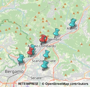 Mappa Vicolo Rino, 24022 Alzano Lombardo BG, Italia (3.65769)
