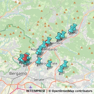 Mappa Vicolo Rino, 24022 Alzano Lombardo BG, Italia (3.9695)