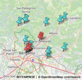 Mappa Vicolo Rino, 24022 Alzano Lombardo BG, Italia (7.28588)