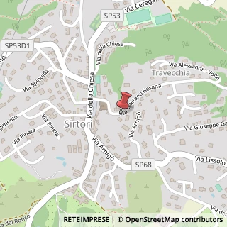 Mappa Via Gaetano Besana, 10, 23896 Sirtori, Lecco (Lombardia)