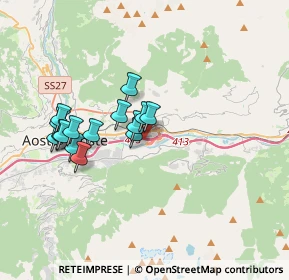 Mappa Località Autoporto, 11020 Aosta AO, Italia (3.038)