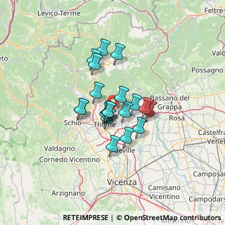 Mappa Via Villa di Sopra, 36030 Zugliano VI, Italia (8.822)