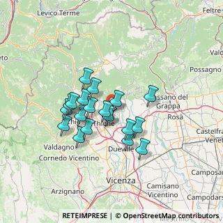 Mappa Via Villa di Sopra, 36030 Zugliano VI, Italia (10.612)