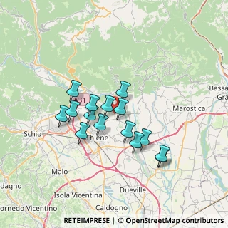 Mappa Via Villa di Sopra, 36030 Zugliano VI, Italia (5.694)