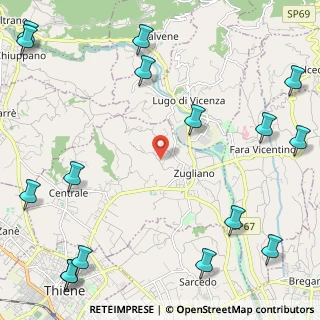 Mappa Via Villa di Sopra, 36030 Zugliano VI, Italia (3.39313)