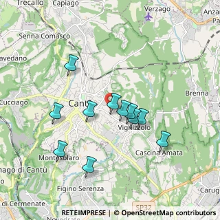 Mappa Via Galileo Galilei, 22063 Cantù CO, Italia (1.61636)