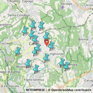 Mappa Via Galileo Galilei, 22063 Cantù CO, Italia (1.83867)