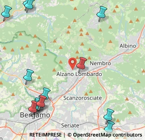 Mappa Via P. Paleocapa, 24022 Alzano Lombardo BG, Italia (6.75765)