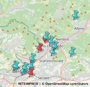 Mappa Via P. Paleocapa, 24022 Alzano Lombardo BG, Italia (4.41071)