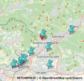 Mappa Via P. Paleocapa, 24022 Alzano Lombardo BG, Italia (5.26091)