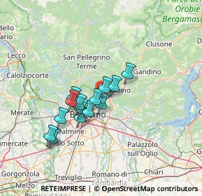 Mappa Via P. Paleocapa, 24022 Alzano Lombardo BG, Italia (10.21929)