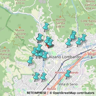 Mappa Via P. Paleocapa, 24022 Alzano Lombardo BG, Italia (0.8495)
