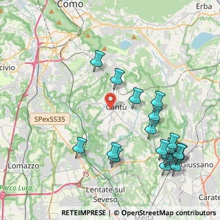 Mappa Sede Legale:, 22063 Cantù CO, Italia (4.82722)
