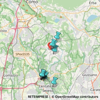 Mappa Sede Legale:, 22063 Cantù CO, Italia (3.89917)