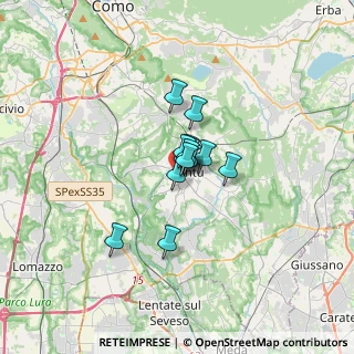 Mappa Sede Legale:, 22063 Cantù CO, Italia (1.58077)