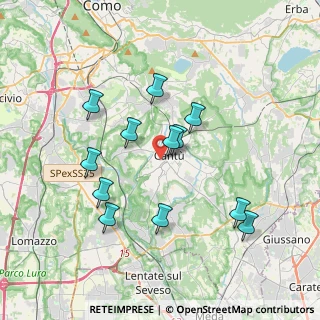 Mappa Sede Legale:, 22063 Cantù CO, Italia (3.45333)