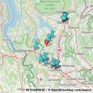 Mappa Via Giuseppe Verdi, 21020 Mornago VA, Italia (7.80267)