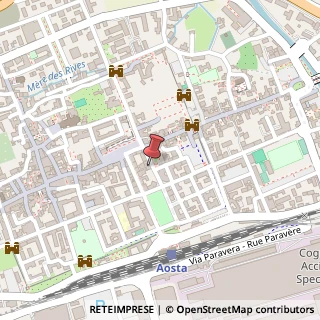 Mappa Piazza Narbonne, 16, 11100 Aosta, Aosta (Valle d'Aosta)