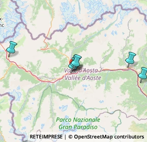 Mappa Via Monsignor Duc, 11100 Aosta AO, Italia (34.9075)