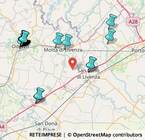 Mappa Via Callunghetta, 31045 Motta di Livenza TV, Italia (10.162)