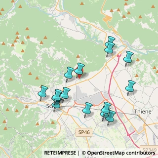 Mappa Via Santa Maria, 36014 Santorso VI, Italia (4.06867)
