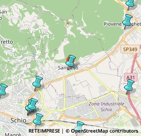 Mappa Via Santa Maria, 36014 Santorso VI, Italia (3.3)
