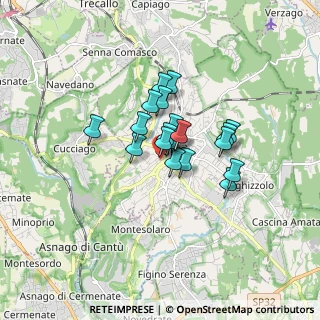 Mappa Via Grassi, 22063 Cantù CO, Italia (1.038)