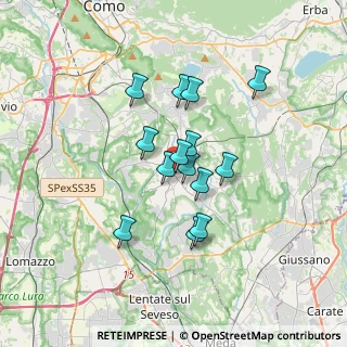 Mappa Via Camillo Benso Conte di Cavour, 22063 Cantù CO, Italia (2.56857)