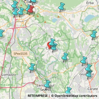 Mappa Via Camillo Benso Conte di Cavour, 22063 Cantù CO, Italia (6.7945)