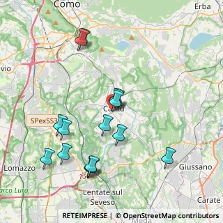 Mappa Via Camillo Benso Conte di Cavour, 22063 Cantù CO, Italia (3.98133)