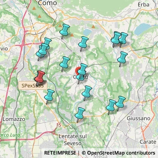 Mappa Via Camillo Benso Conte di Cavour, 22063 Cantù CO, Italia (4.033)